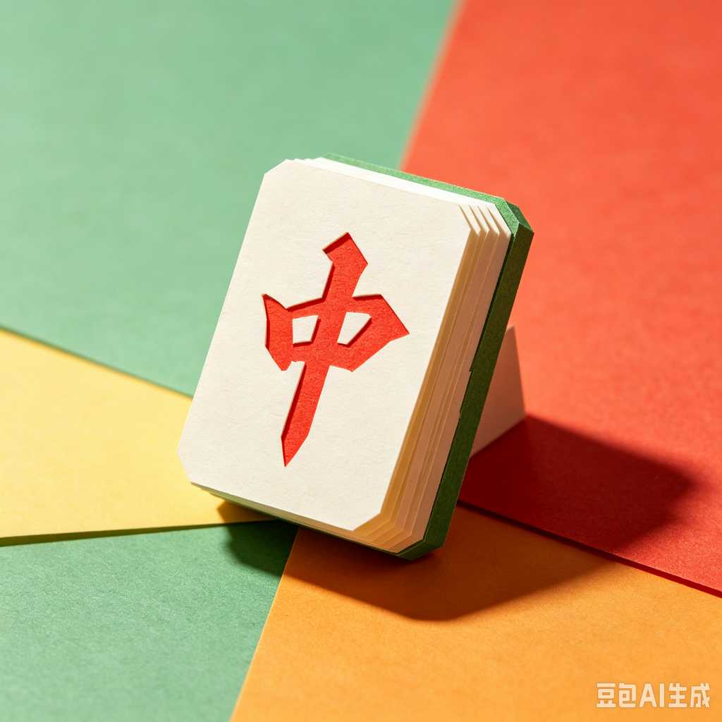 floral design mahjong set